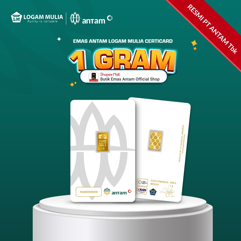 Emas Antam 1 Gram